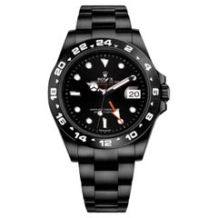 Rolex Explorer II Black PVD/DLC Coated Stainless Steel Watch