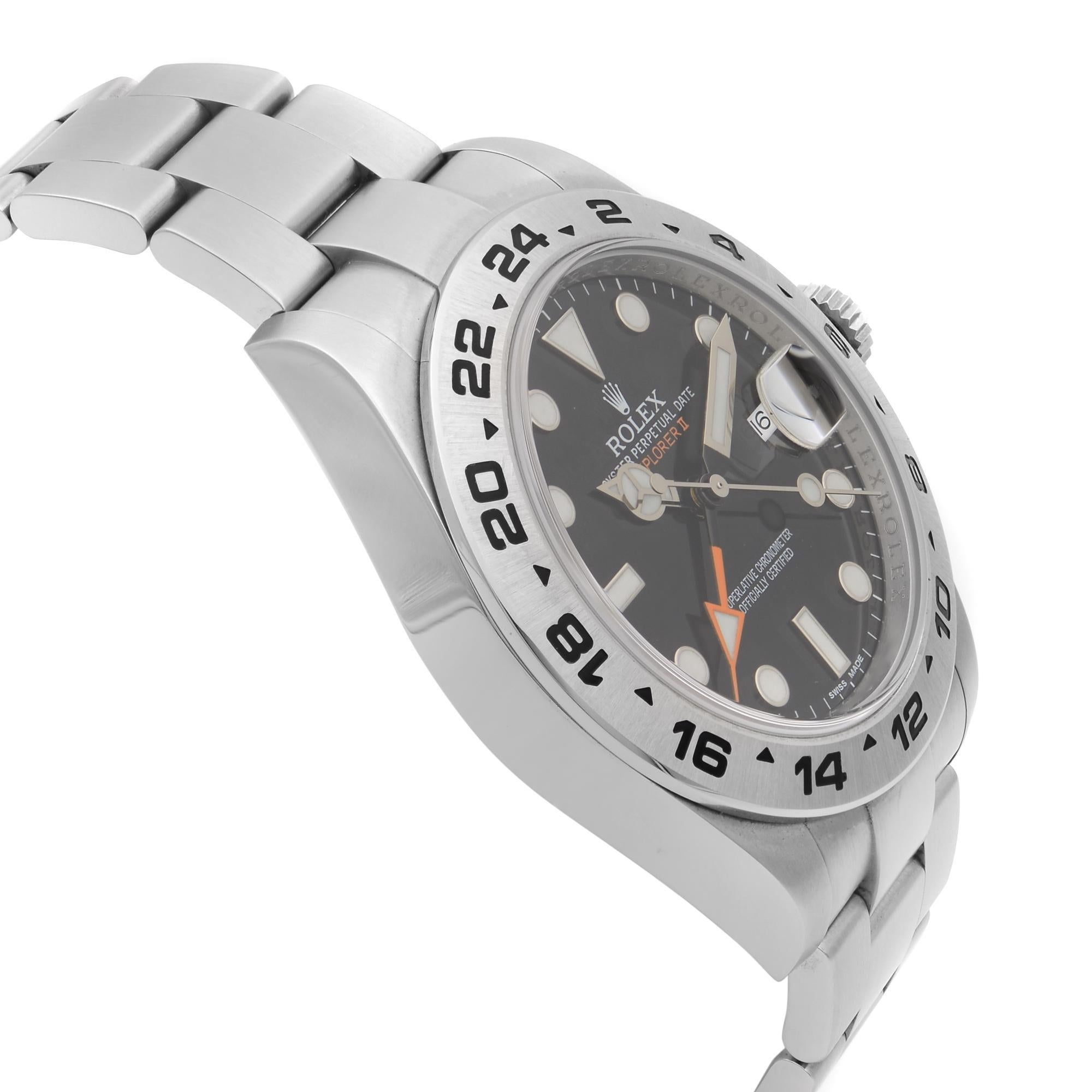 Rolex Explorer II GMT Stainless Steel 