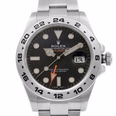 Rolex Explorer II GMT Stainless Steel Black Dial Automatic Men's Watch 216570