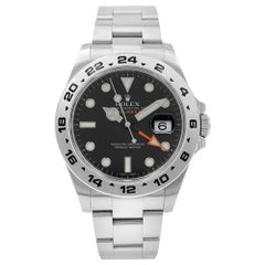 Rolex Explorer II GMT Stainless Steel Black Dial Automatic Men's Watch 216570