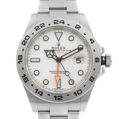 Rolex Explorer II GMT Stainless Steel White Dial Automatic Men's Watch 216570