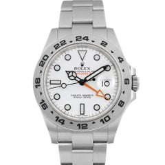 Rolex Explorer II GMT Stainless Steel White Dial Automatic Men's Watch 216570