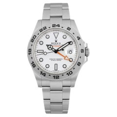 Rolex Explorer II GMT Stainless Steel White Dial Automatic Men's Watch 216570