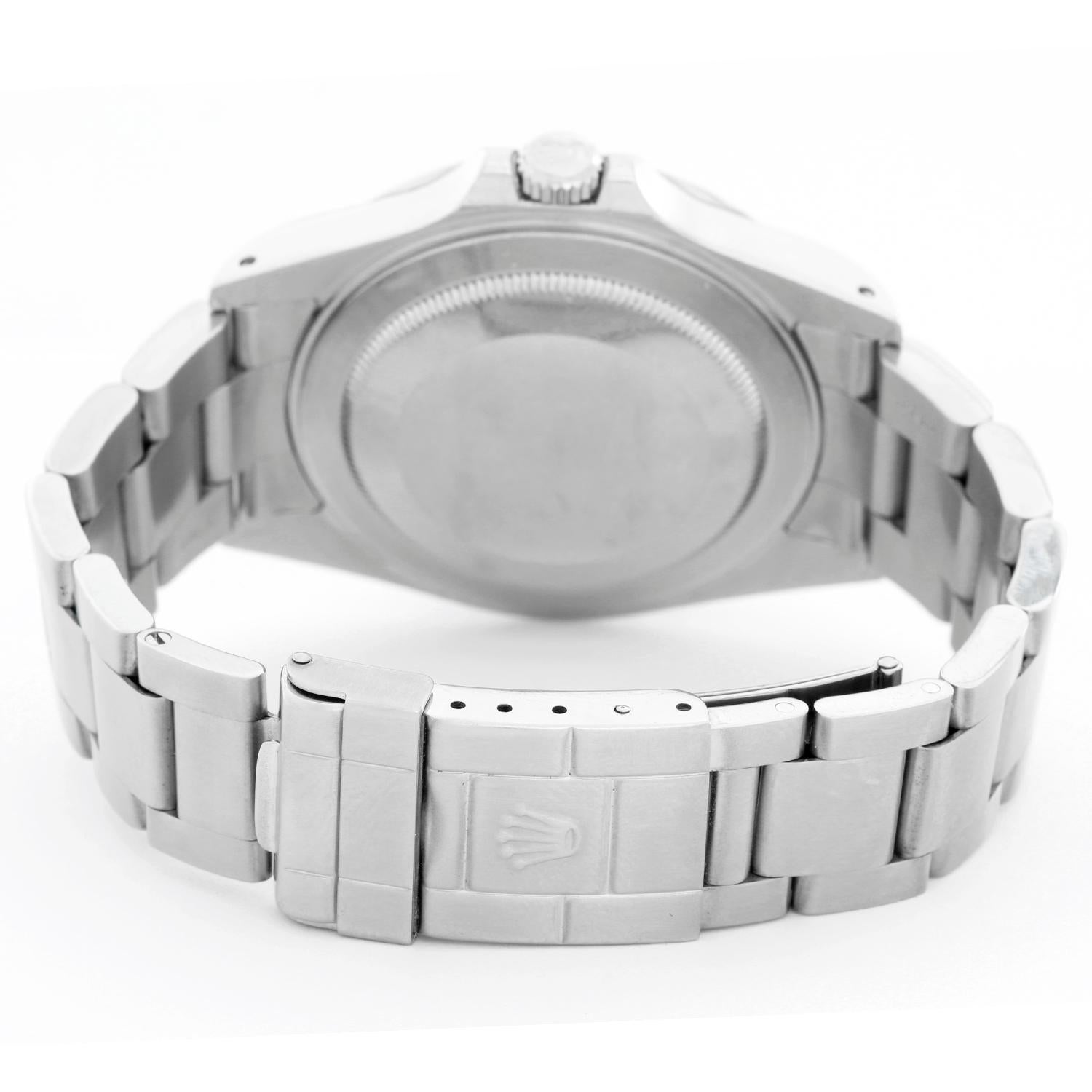 Rolex Explorer II Men's Stainless Steel Watch 16570 In Excellent Condition In Dallas, TX
