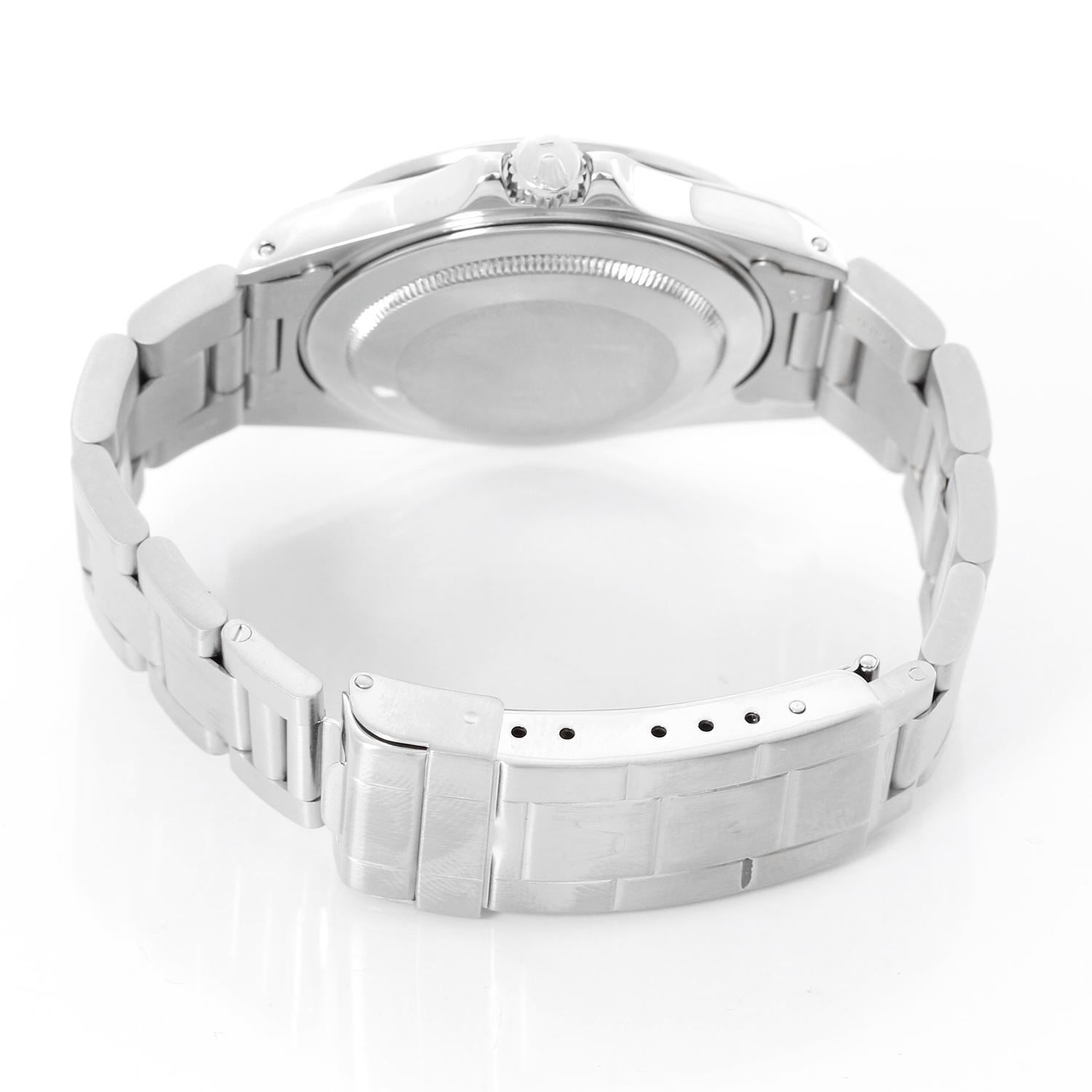 Rolex Explorer II Men's Stainless Steel Watch 16570 For Sale at 1stDibs