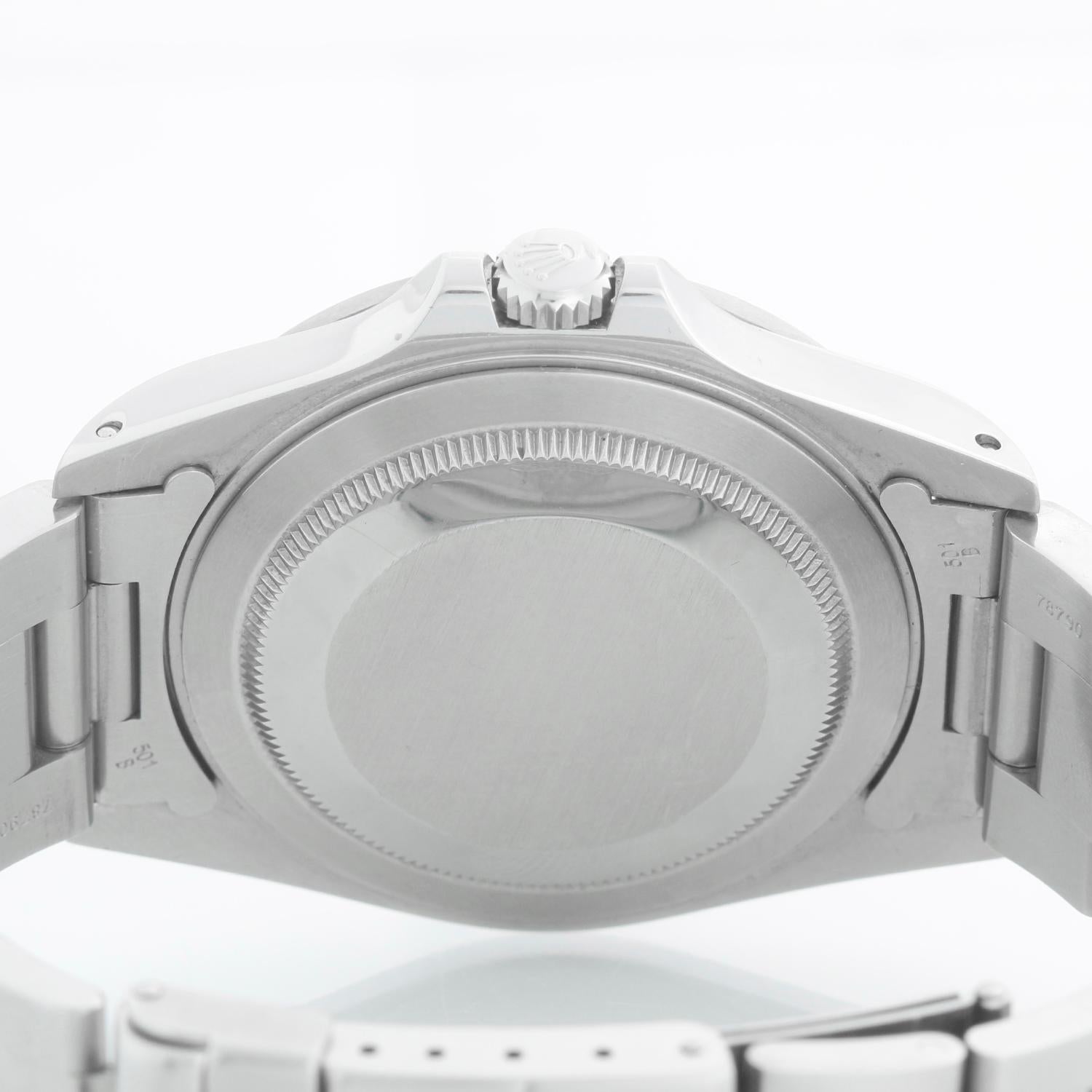 Reloj Rolex Explorer II de acero inoxidable para hombre 16570 en venta 2