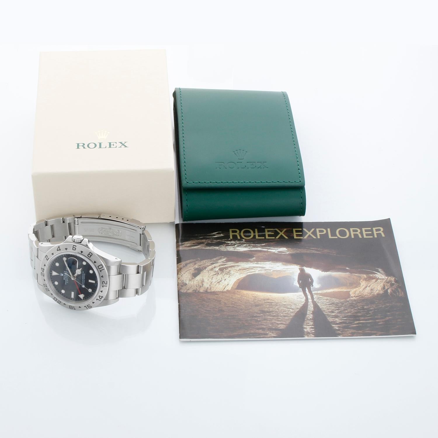 Rolex Explorer II Orologio da uomo in acciaio inossidabile 16570 in vendita 2