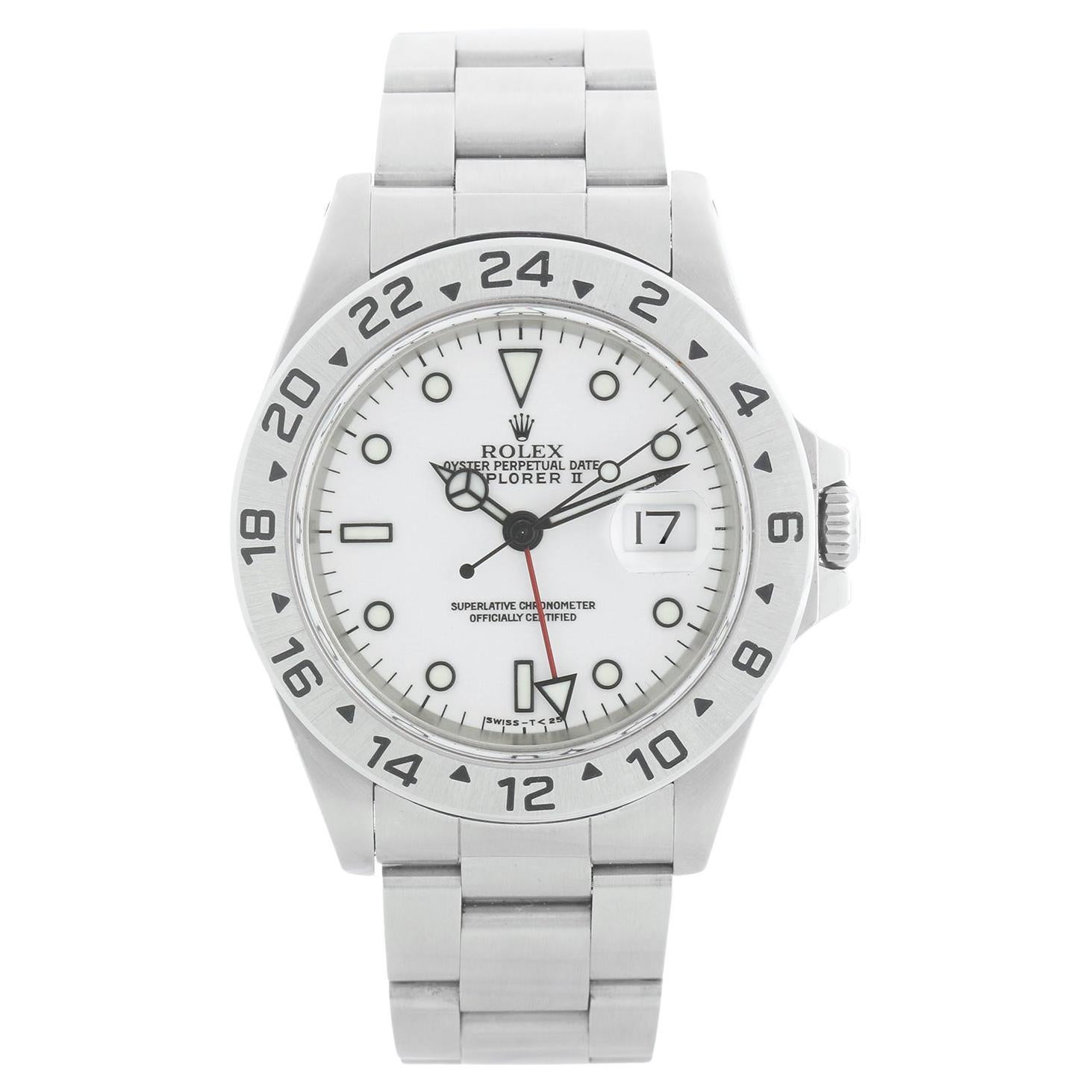 Reloj Rolex Explorer II de acero inoxidable para hombre 16570