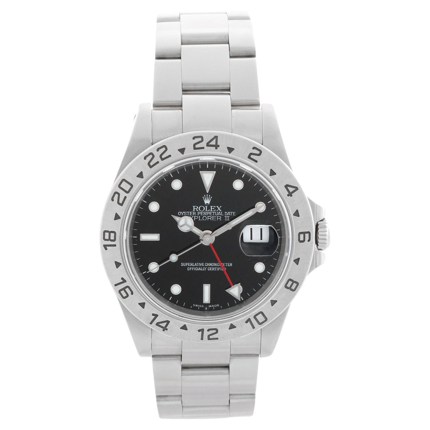 Rolex Explorer II Orologio da uomo in acciaio inossidabile 16570 in vendita