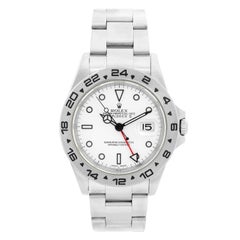 Rolex Explorer II Men's Stainless Steel Watch 16570 White Dial with Date