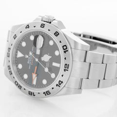 Rolex Explorer II Men's Stainless Steel Watch 216570 Black Dial with Date