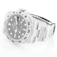 Rolex Explorer II Men's Stainless Steel Watch 216570 Black Dial with Date