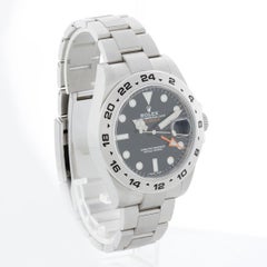 Rolex Explorer II Men's Stainless Steel Watch 216570 Black Dial with Date