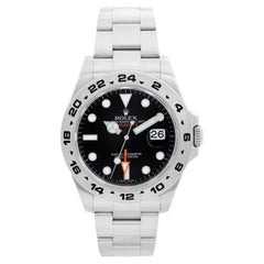 Rolex Explorer II Men's Stainless Steel Watch 216570  Black Dial with Date