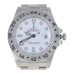 Used Rolex Explorer II Men's Watch, Stainless Steel Automatic 2 Year Warranty 16570