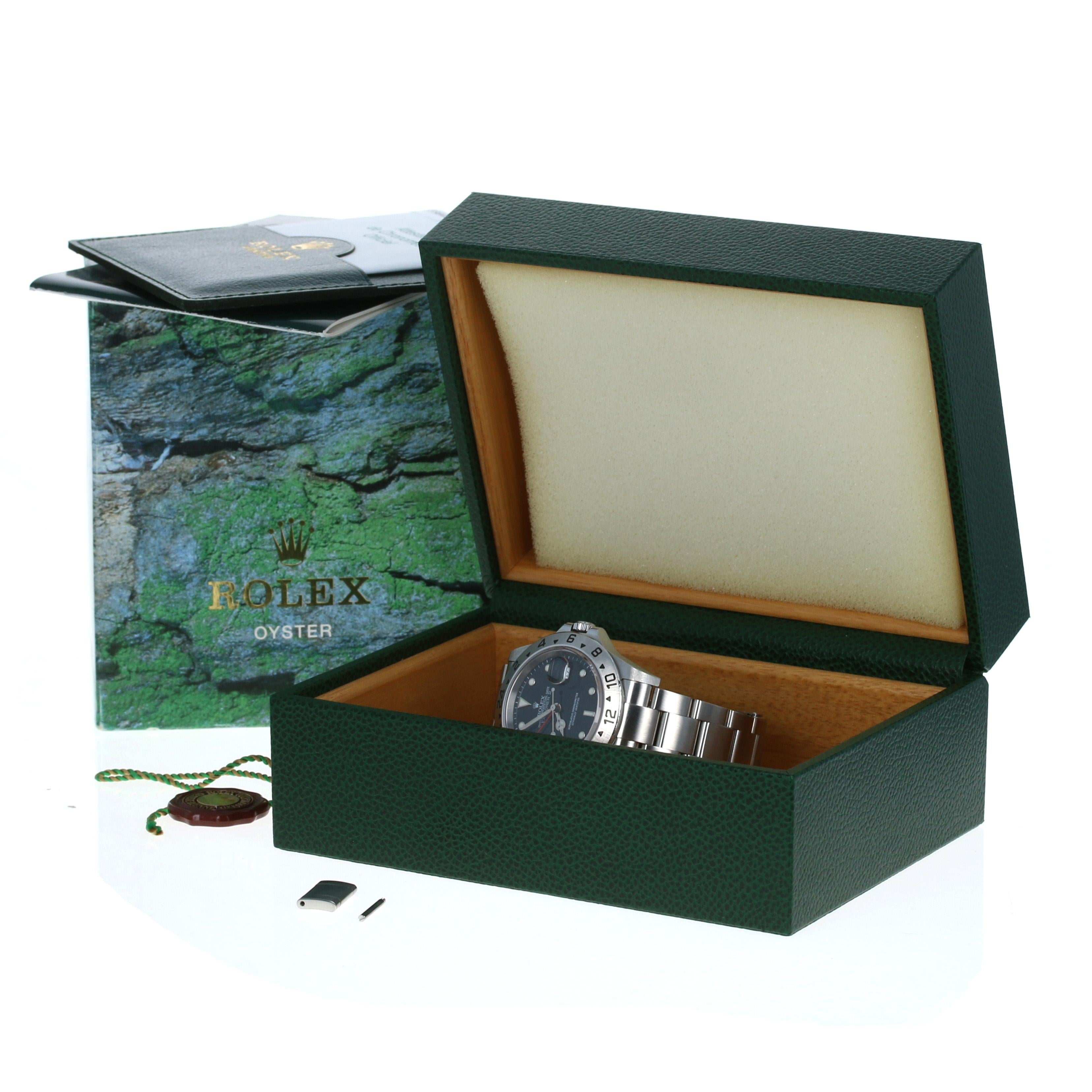Rolex Explorer II Men's Wristwatch 16570 T Stainless Automatic 1 Year Warranty 2