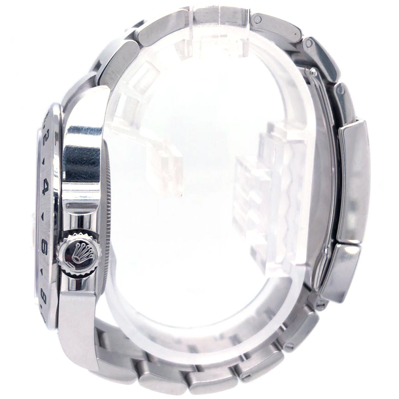 Rolex Explorer II Polar Stainless Steel Oyster Bracelet White Dial 216570 In New Condition In Aventura, FL