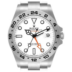 Rolex Explorer II Polar White Dial Orange Hand Steel Mens Watch 226570 Unworn