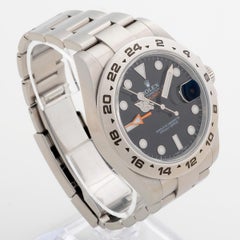 Rolex Explorer II ref 216570, 42mm Stainless Steel Case, GMT Function, c 2011