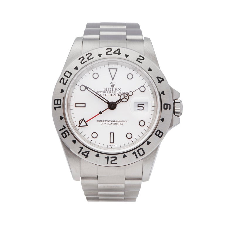 Rolex Explorer II Stainless Steel 16570 at 1stDibs | rolex explorer 2 ...