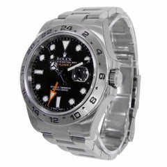 Rolex Explorer II Stainless Steel Black Dial Watch 216570