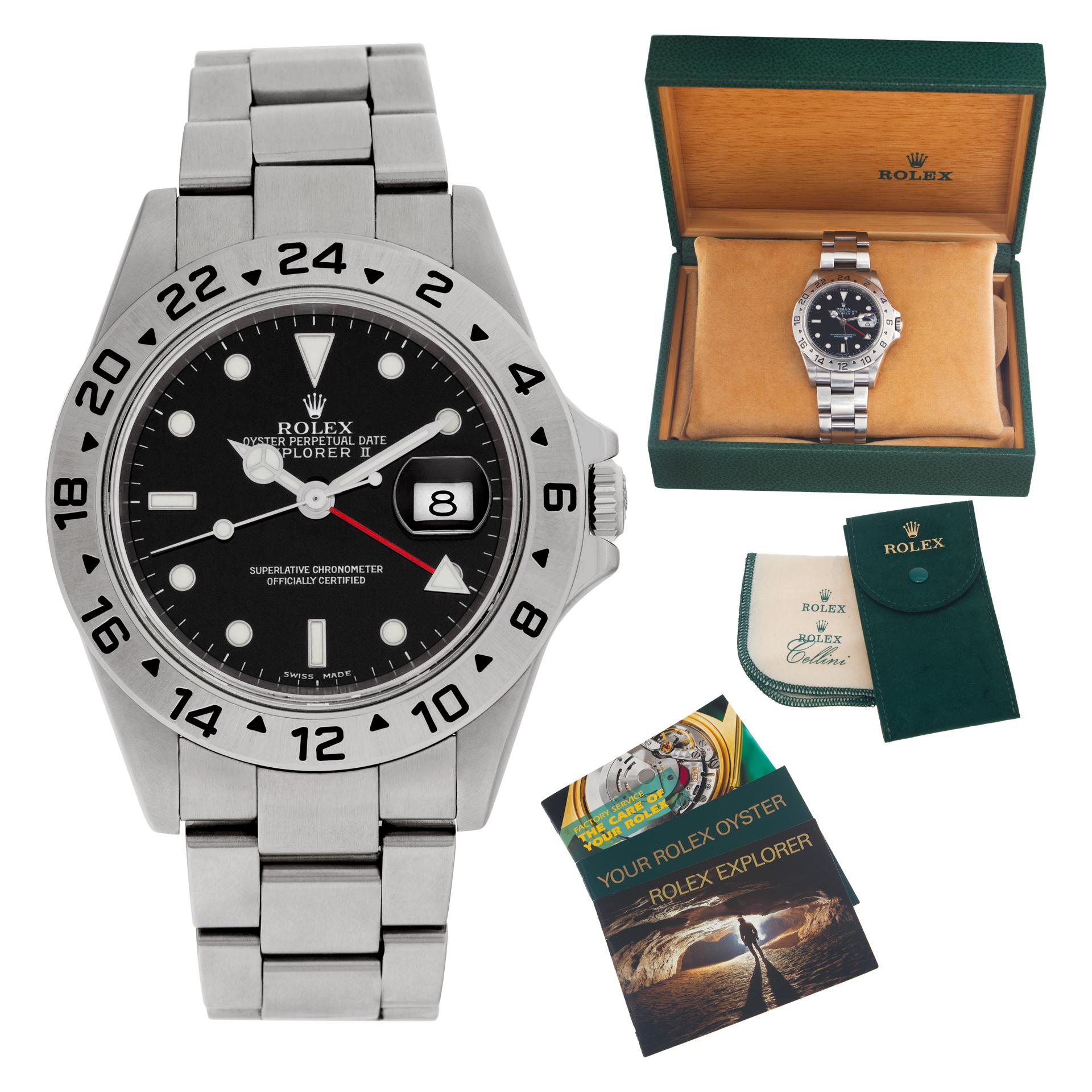 Rolex Explorer II stainless steel Automatic Wristwatch Ref 16570 5