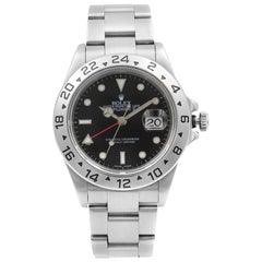 Rolex Explorer II Steel Holes Black Dial Automatic Men's Watch 16570