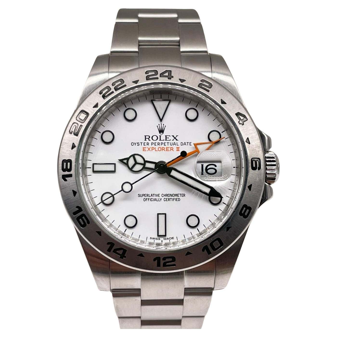 Rolex Explorer II White Dial 216570 Stainless Steel Box Paper For Sale ...