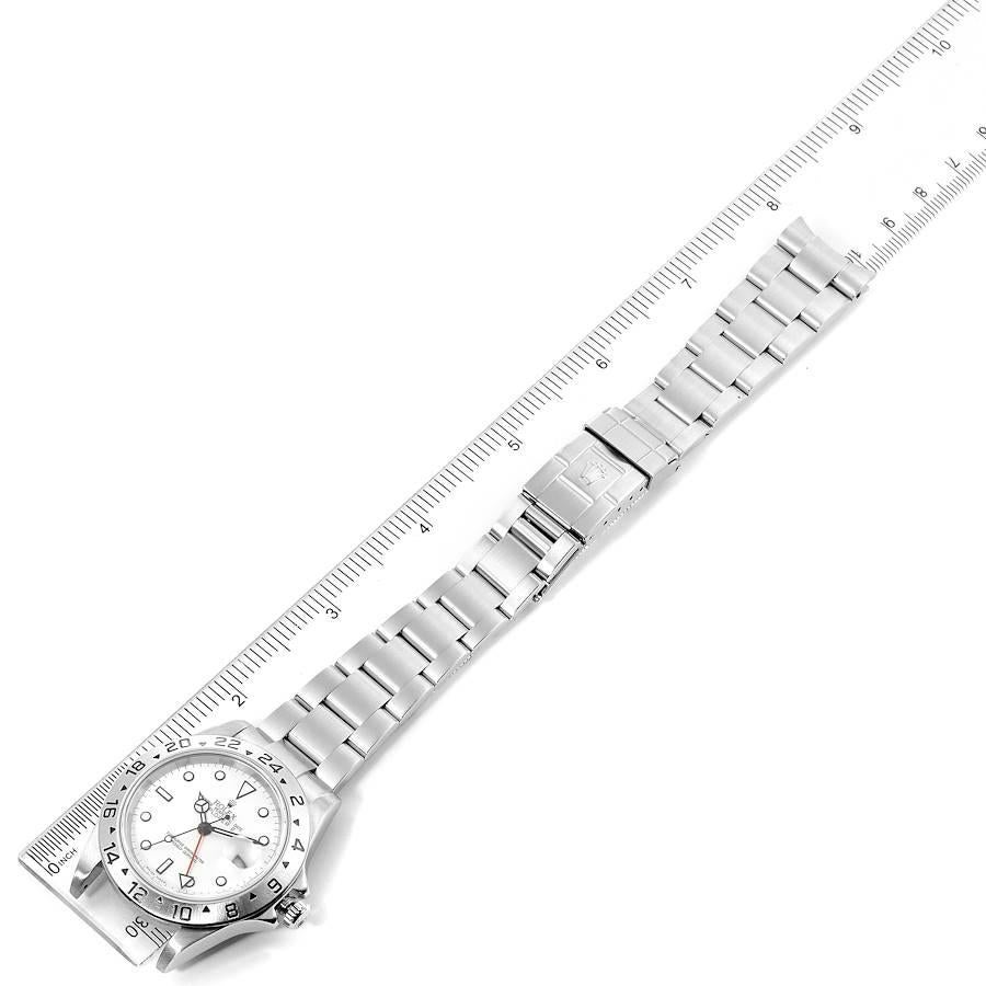 Rolex Explorer II White Dial Automatic Steel Men's Watch 16570 Box 7