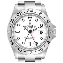 Rolex Explorer II White Dial Automatic Steel Men's Watch 16570 Box