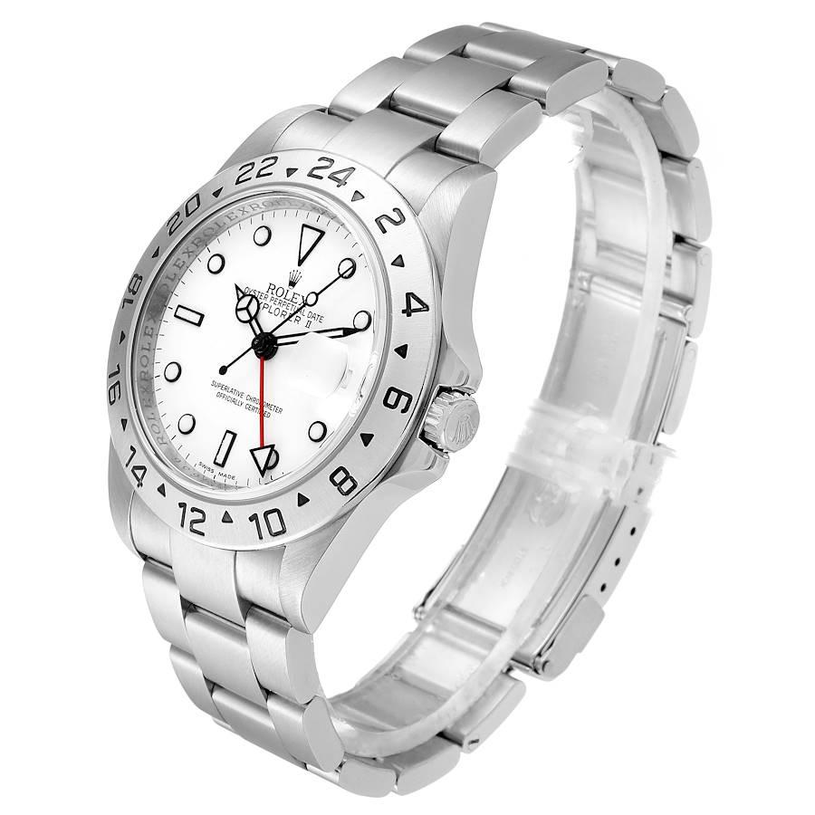 Rolex Explorer II White Dial Automatic Steel Men's Watch 16570 For Sale 1