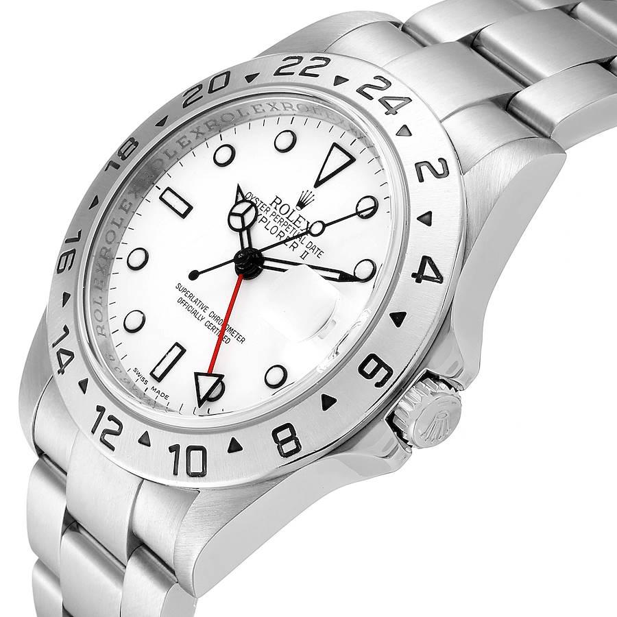 Rolex Explorer II White Dial Automatic Steel Men's Watch 16570 For Sale 2