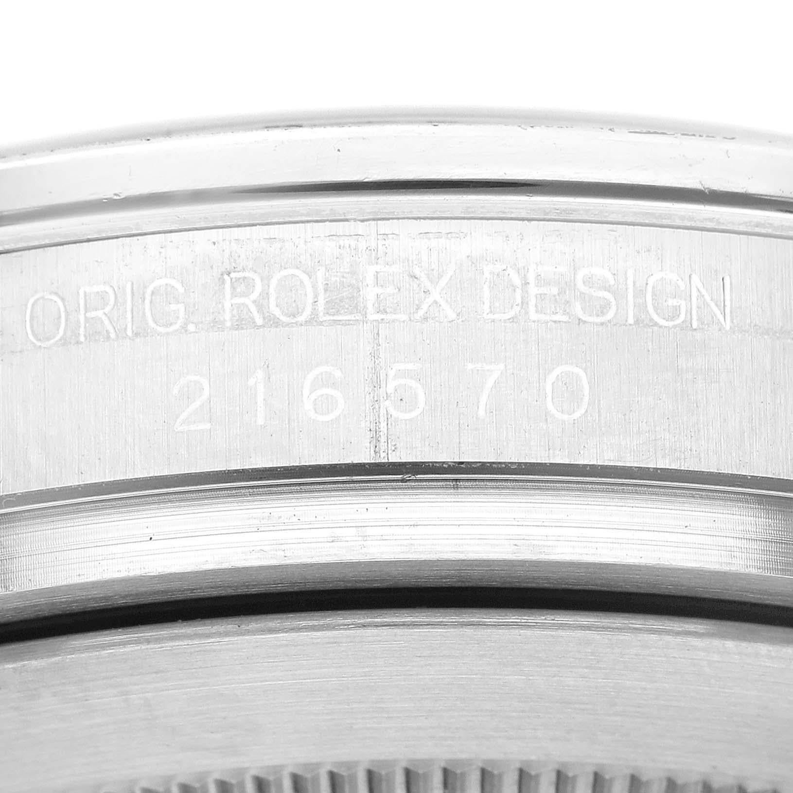 Rolex Explorer II White Dial Orange Hand Steel Mens Watch 216570 Box Card For Sale 3