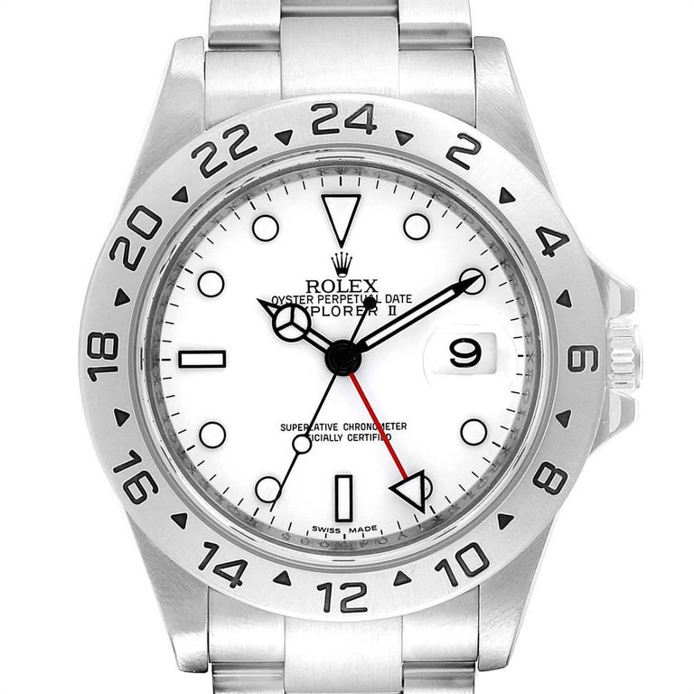 Rolex Explorer Ii White Dial Parachrom Hairspring Men S Watch