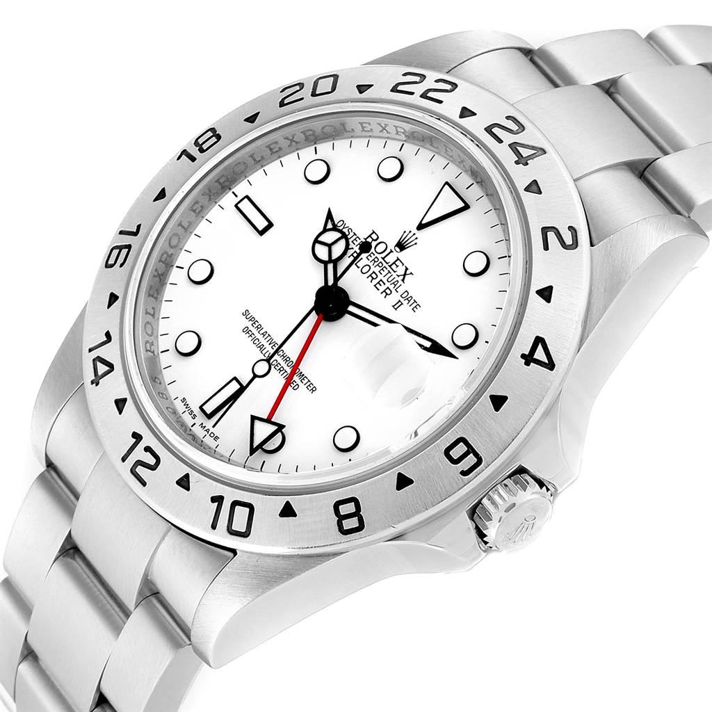 Rolex Explorer II White Dial Parachrom Hairspring Men's Watch 16570 3