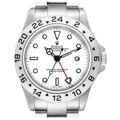 Vintage Rolex Explorer II White Dial Stainless Steel Men's Watch 16570