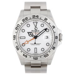 Used Rolex Explorer II White Dial Watch 216570-0001