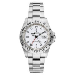 Rolex Explorer II 40mm White Polar Dial Stainless Steel Oyster Mens Watch 16570