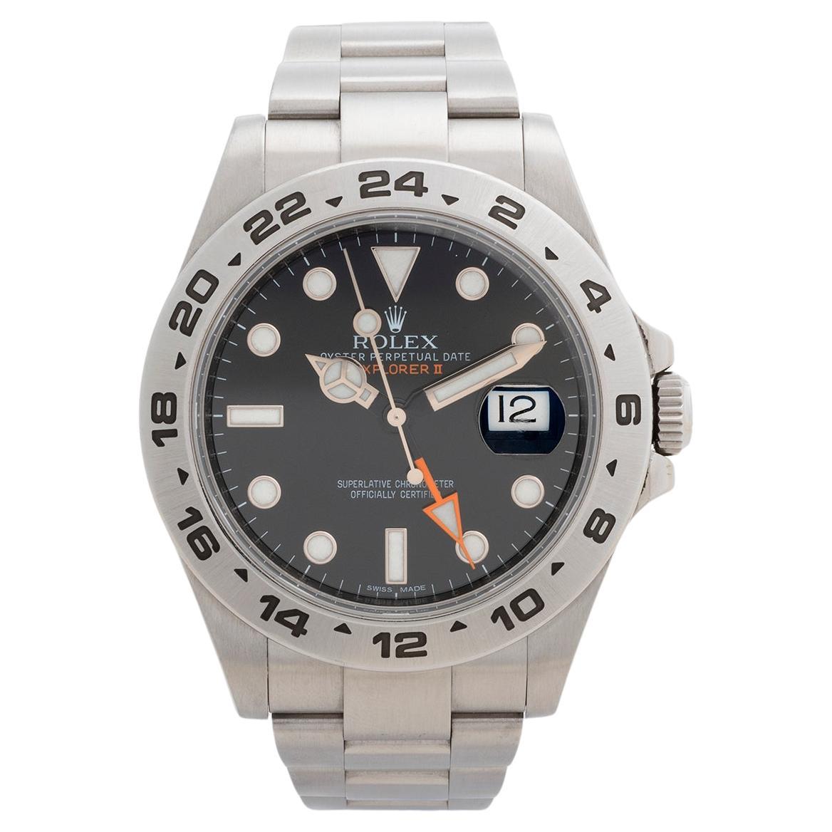 Rolex Explorer II Wristwatch Ref 216570, 42mm Case, Stainless Steel, Year 2011