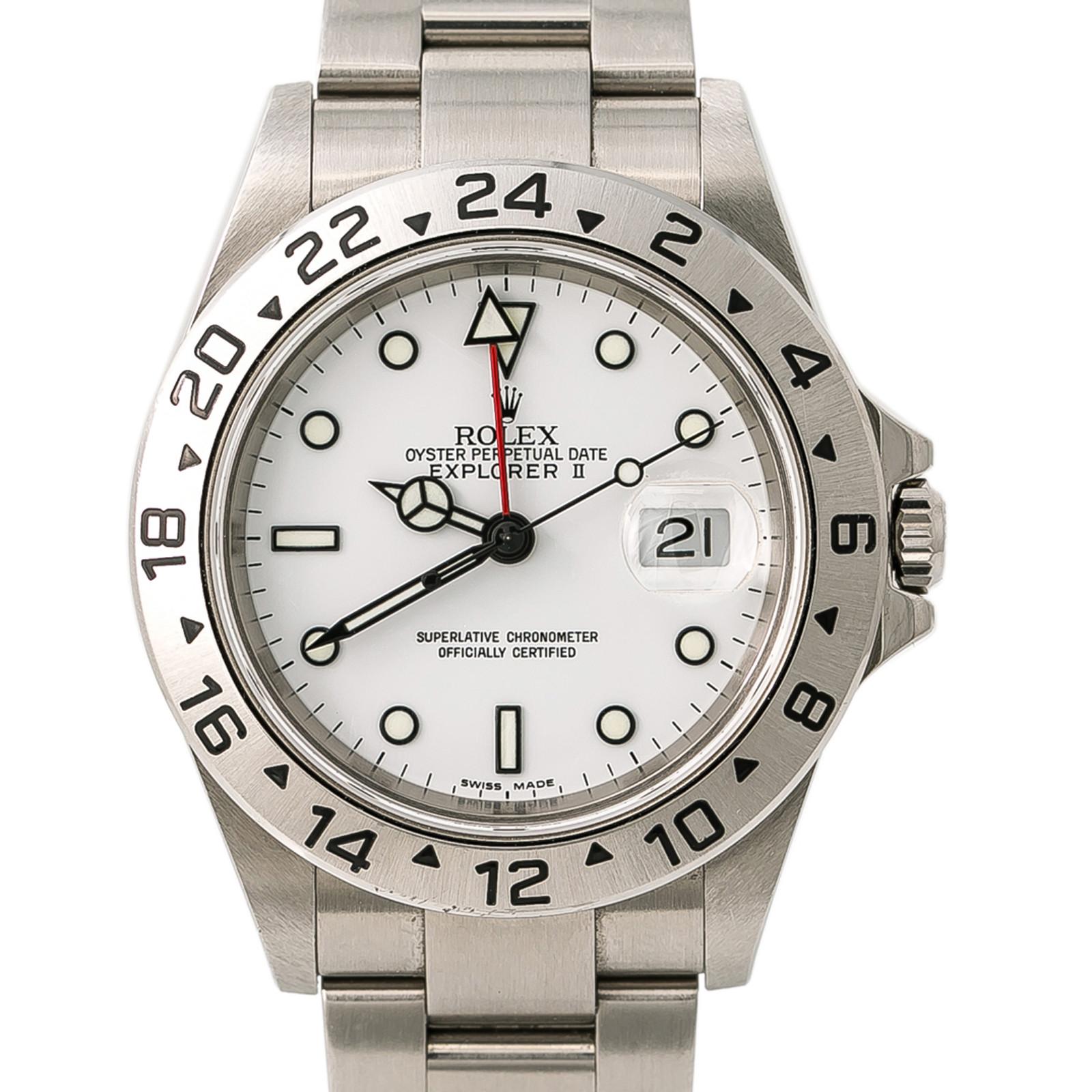 Women's Rolex Explorer II6840, Dial Certified Authentic For Sale