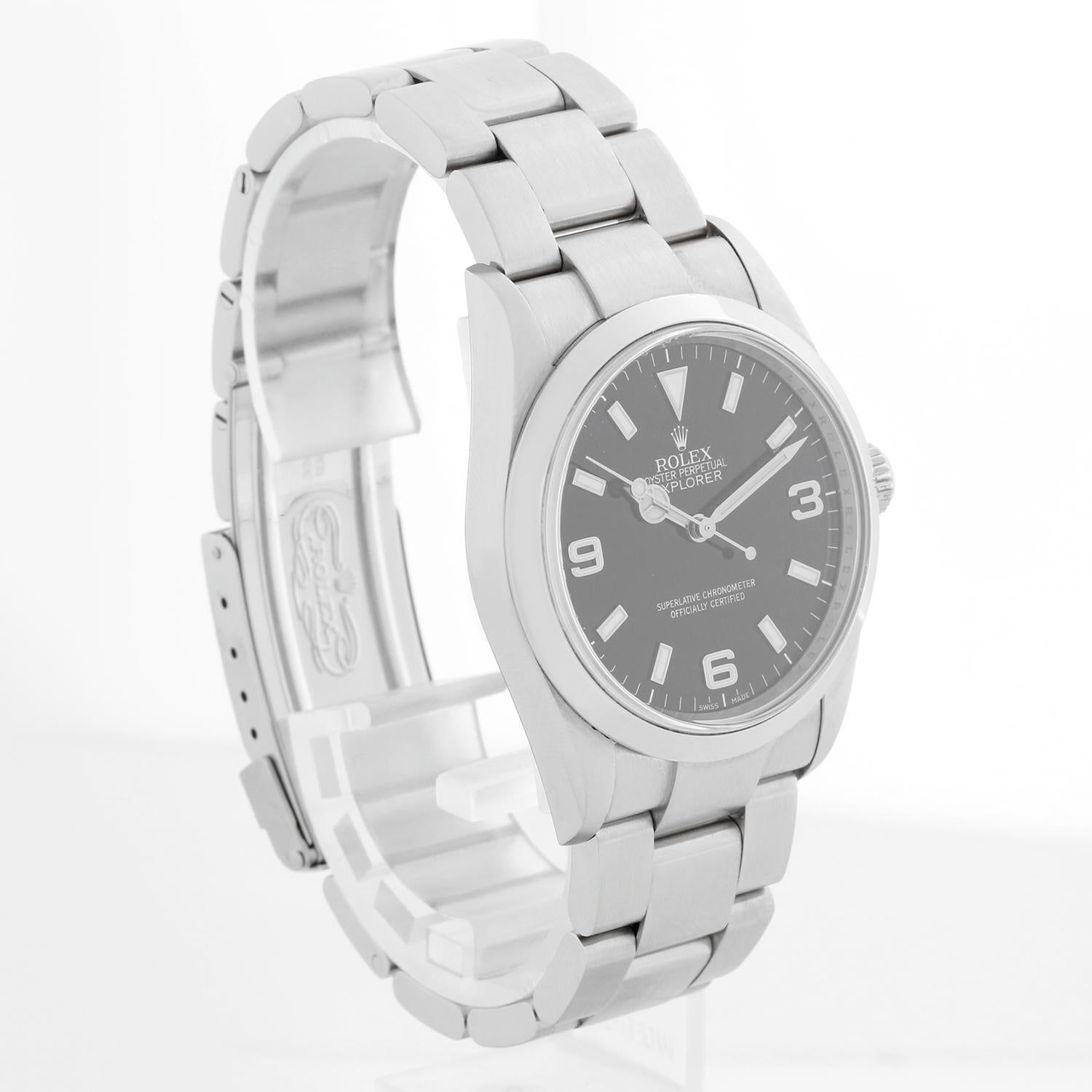 De los hombres Reloj Rolex Explorer de acero inoxidable para hombre 114270 en venta