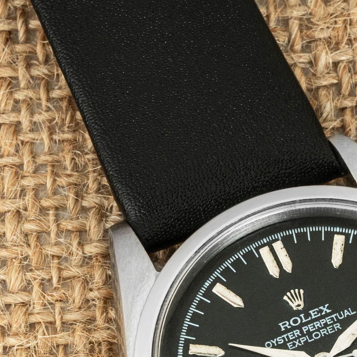 Rolex Explorer Präzision Vintage Stahl 6352 im Angebot 1