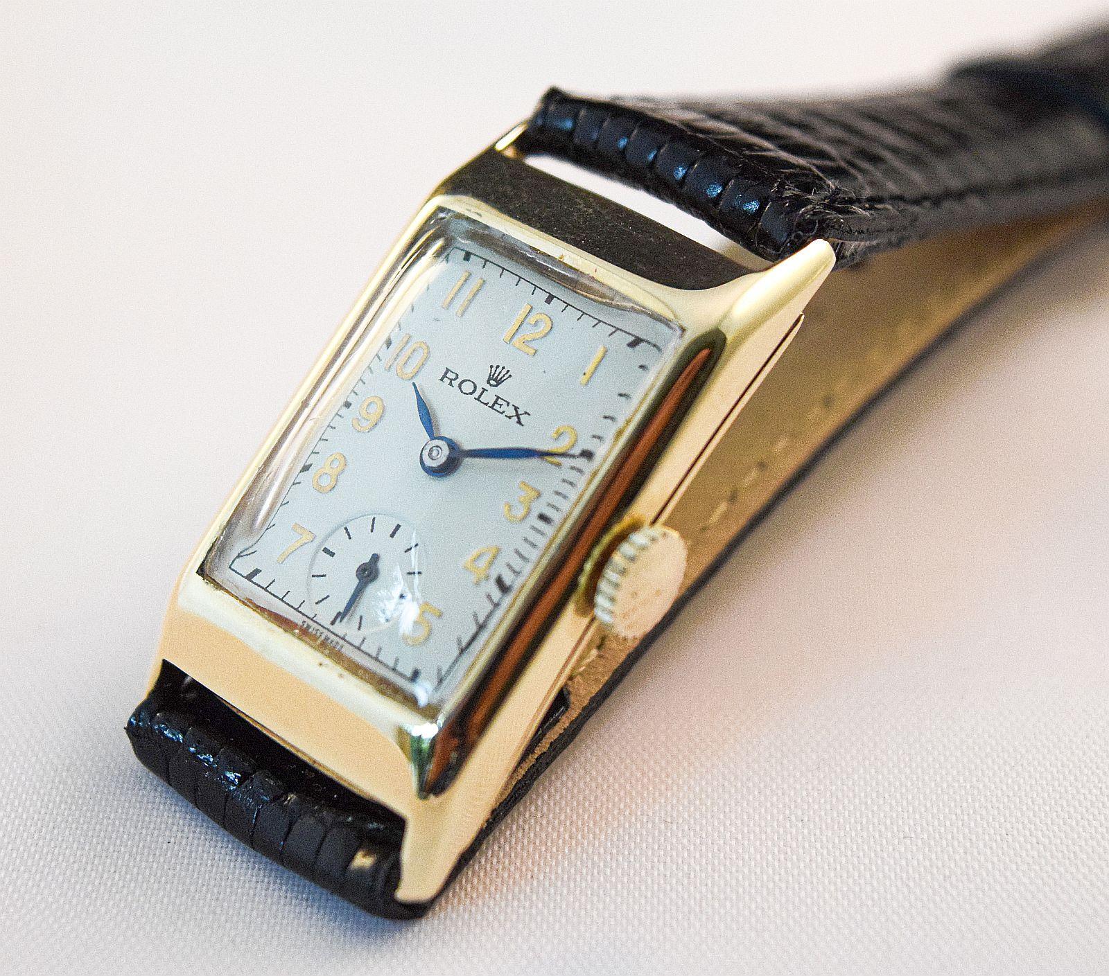vintage solid gold watch