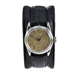 Rolex Falcon Edelstahl mit Originalzifferblatt und -zeigern von 1944 oder 1945