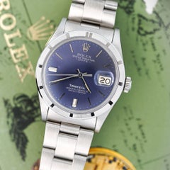 Rolex for Tiffany & Co. Oyster Perpetual Date 15210 Orologio con quadrante blu scuro