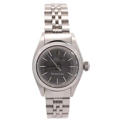 Rolex for Tiffany & Co. Orologio Oyster Perpetual 6718 24mm Steele
