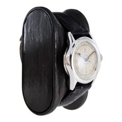 Rolex for Tudor Steel Skyline Centrograph with Original Dial 1940's