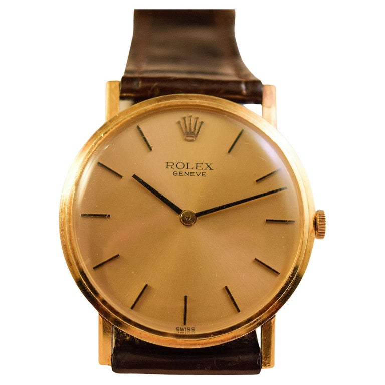 Rolex Geneve a very elegant 18 karat extra slim watch