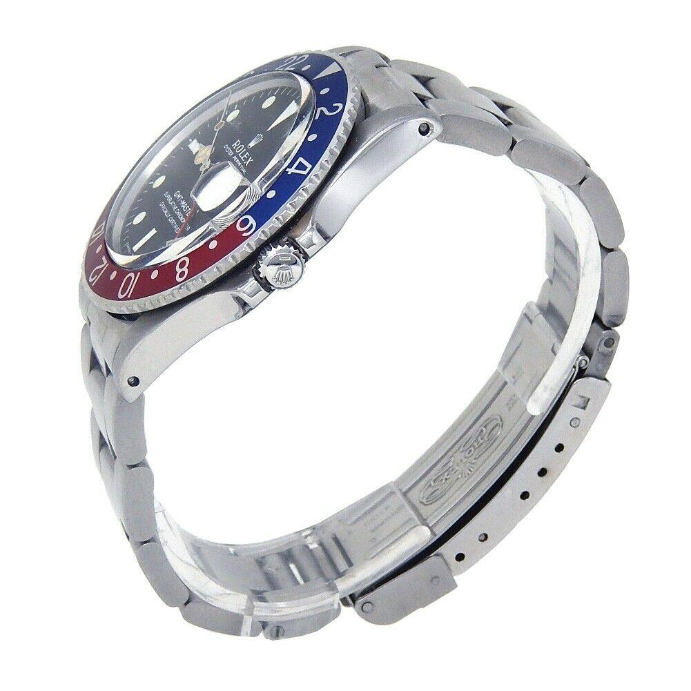 Rolex GMT-Master '1 Serial' Stainless Steel Men's Watch Automatic 16750 In Excellent Condition For Sale In New York, NY