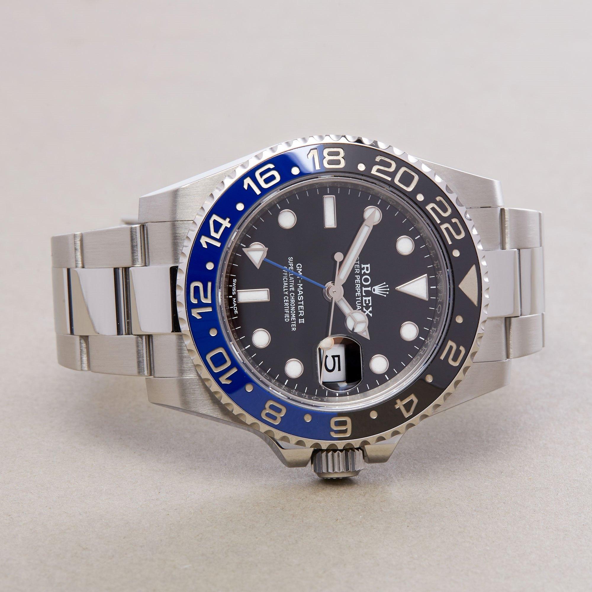 Rolex GMT-Master 116710BLNR Men's Stainless Steel Batman Watch 2